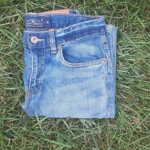Free People, blue wash jeans